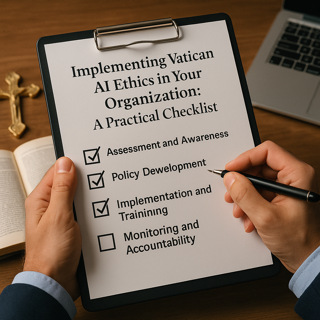 Implementing Vatican AI Ethics in Your Organization: A Practical Checklist